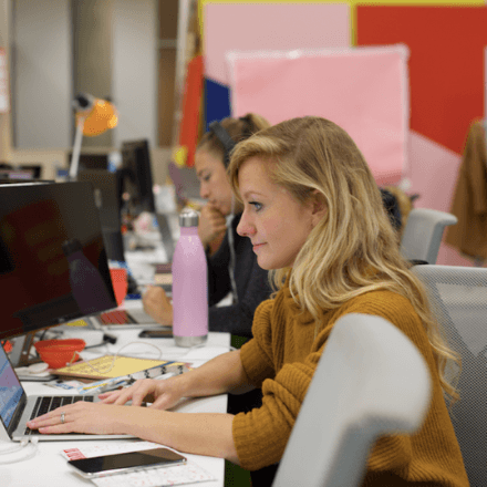 huckletree-west-resident-desks-working