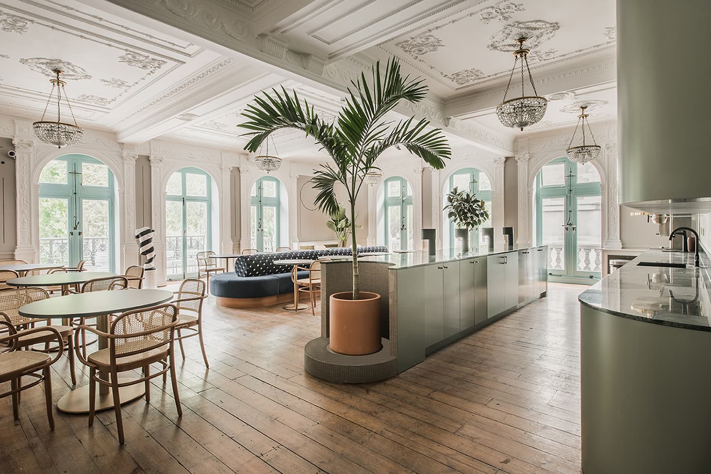 Example interior of a places location